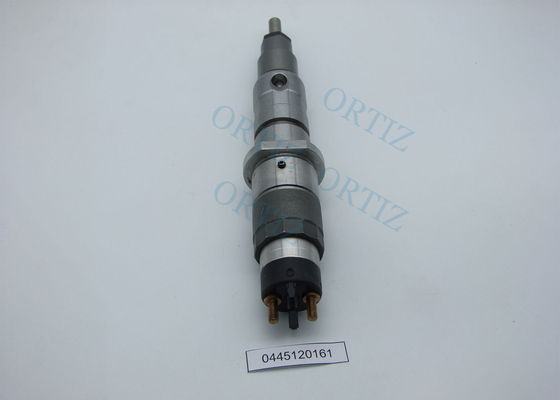 Portable BOSCH Common Rail Injector Black / Silver Color Steel Material 0445120161
