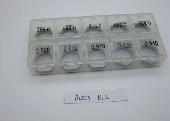 B12 High Speed Steel Diesel Injector Shims Gasket Shape Silver Color 20G