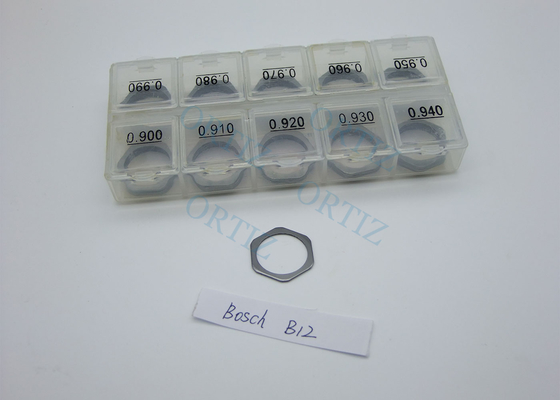 B12 High Speed Steel Diesel Injector Shims Gasket Shape Silver Color 20G