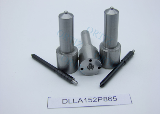 Black Color Mini Nozzle , High Speed Steel Injector Nozzle Parts DLLA152P865